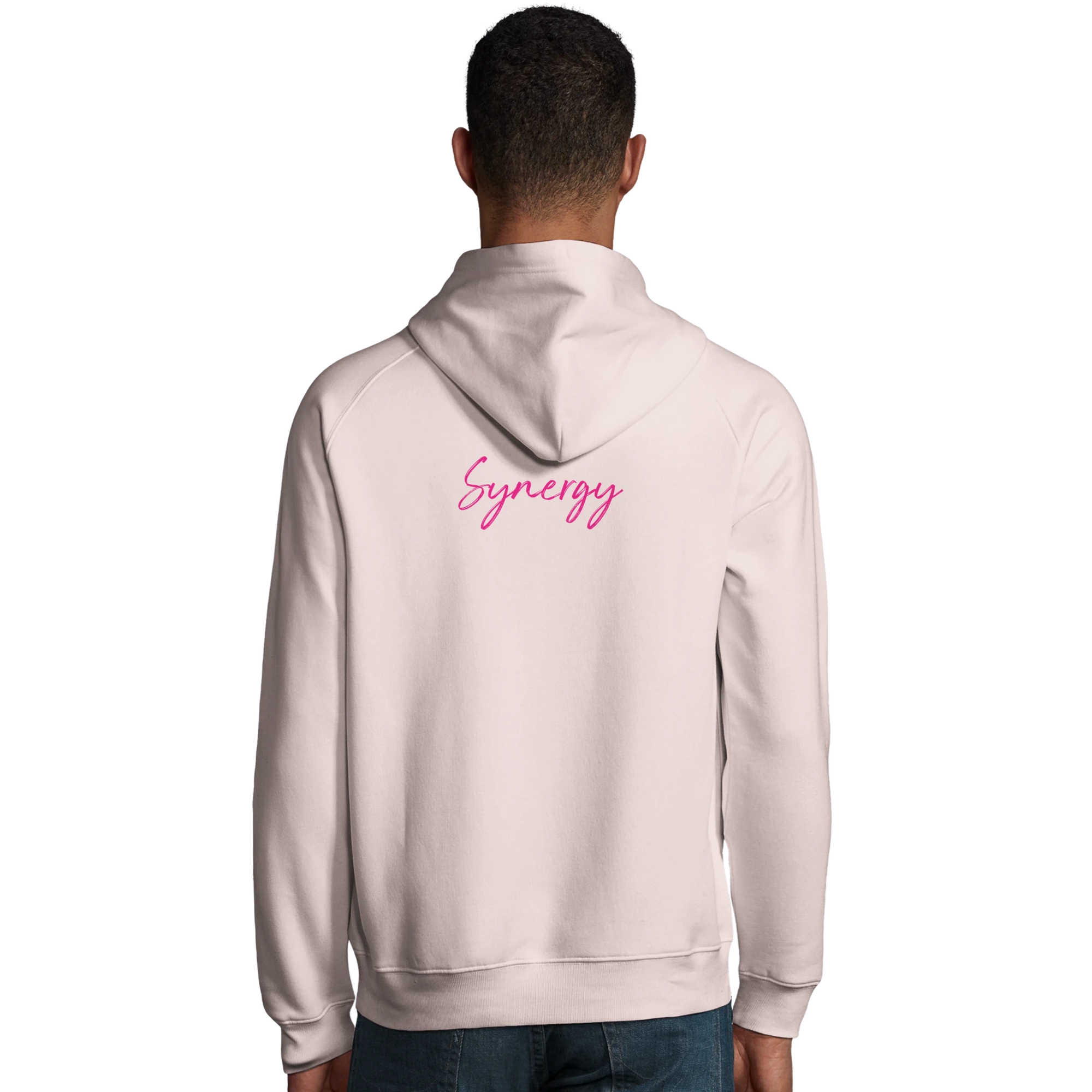 Synergy - "Synch´d Hands" Hoodie Pale Pink XS 4