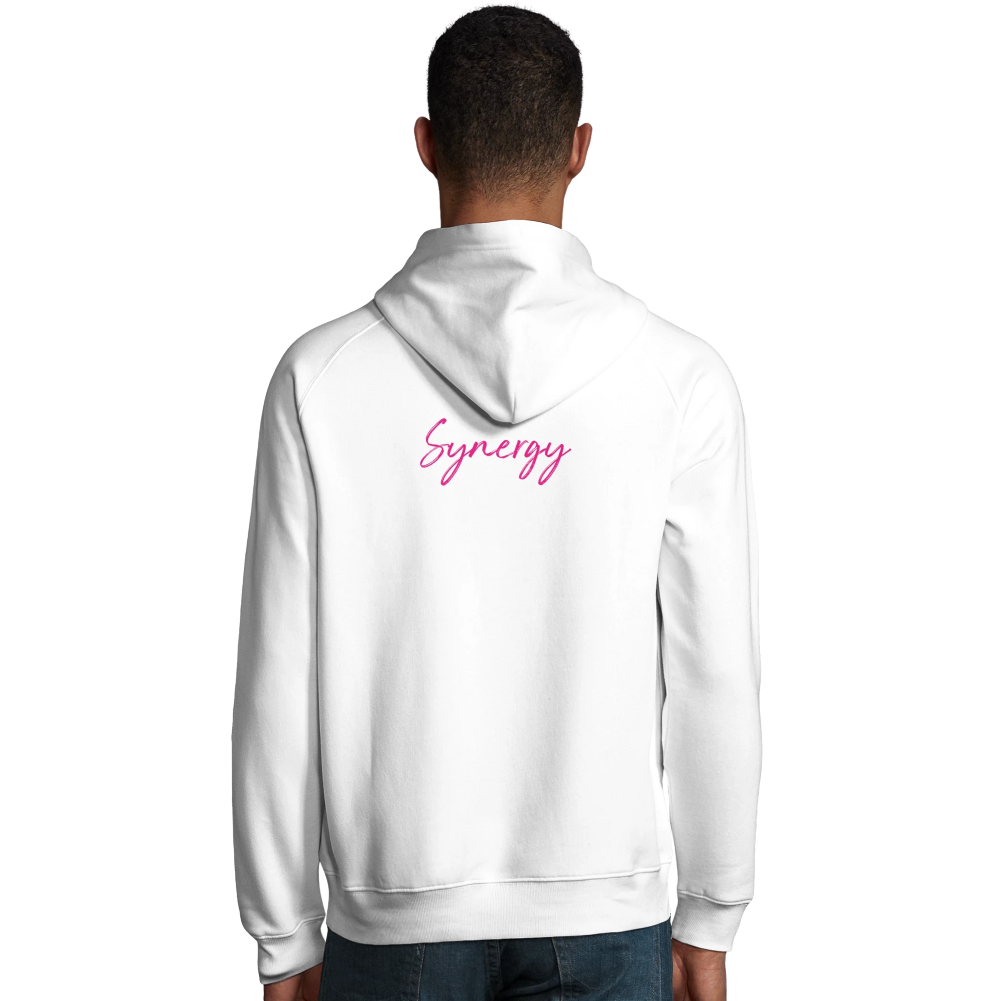 Synergy - "Synch´d Hands" Hoodie White XS 4