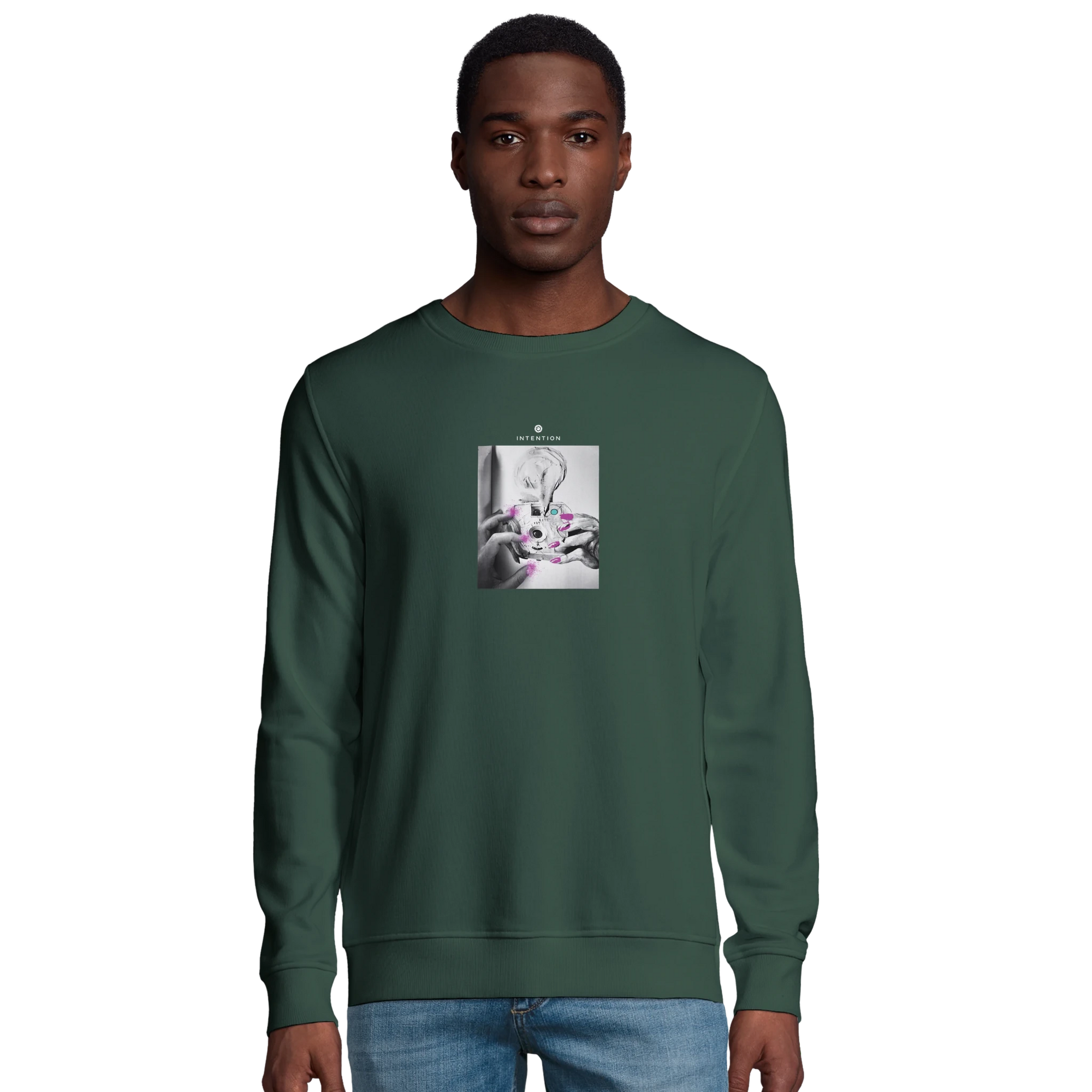 Synergy - "Synch´d Hands" Sweatshirt Bottle Green XS 3