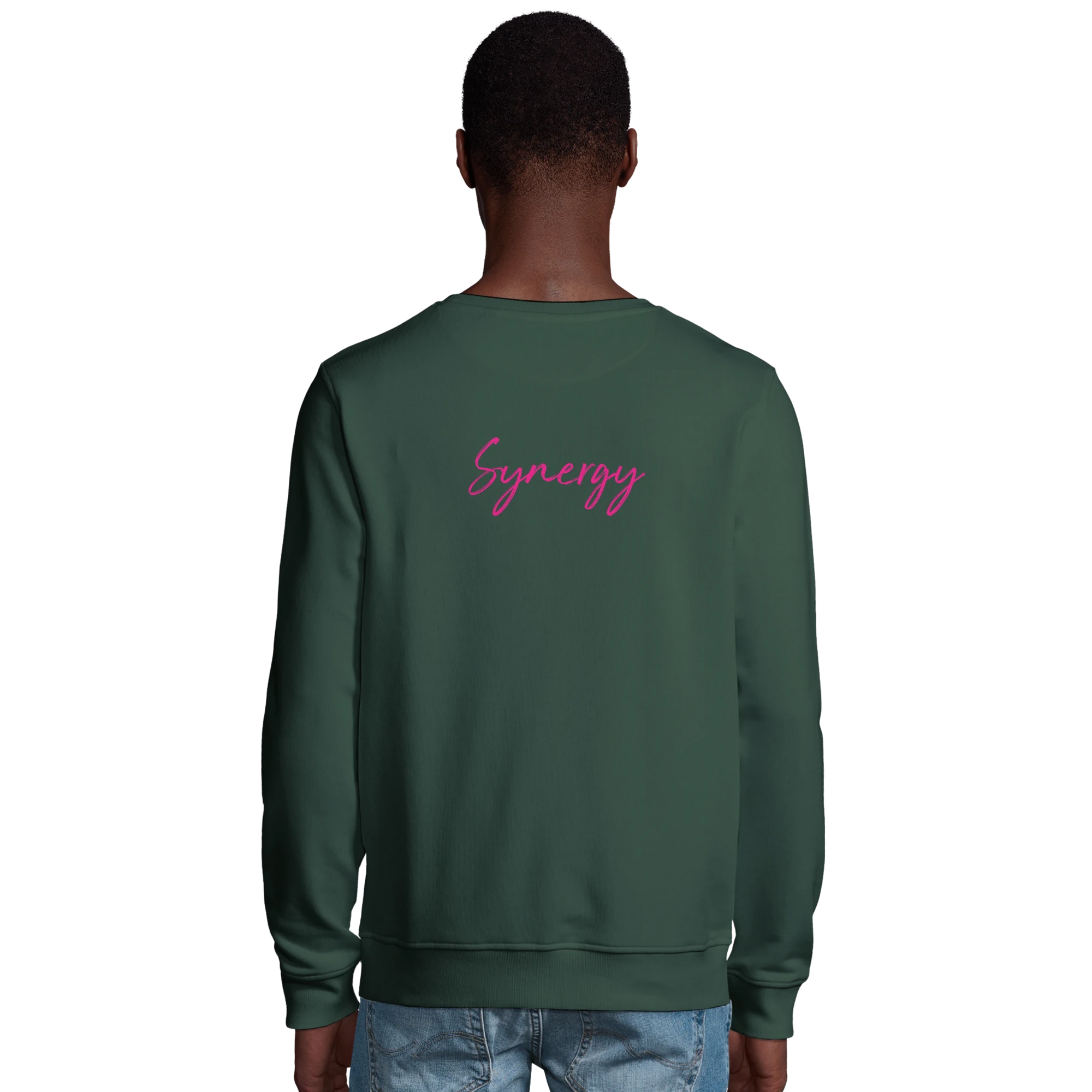 Synergy - "Synch´d Hands" Sweatshirt Bottle Green XS 4