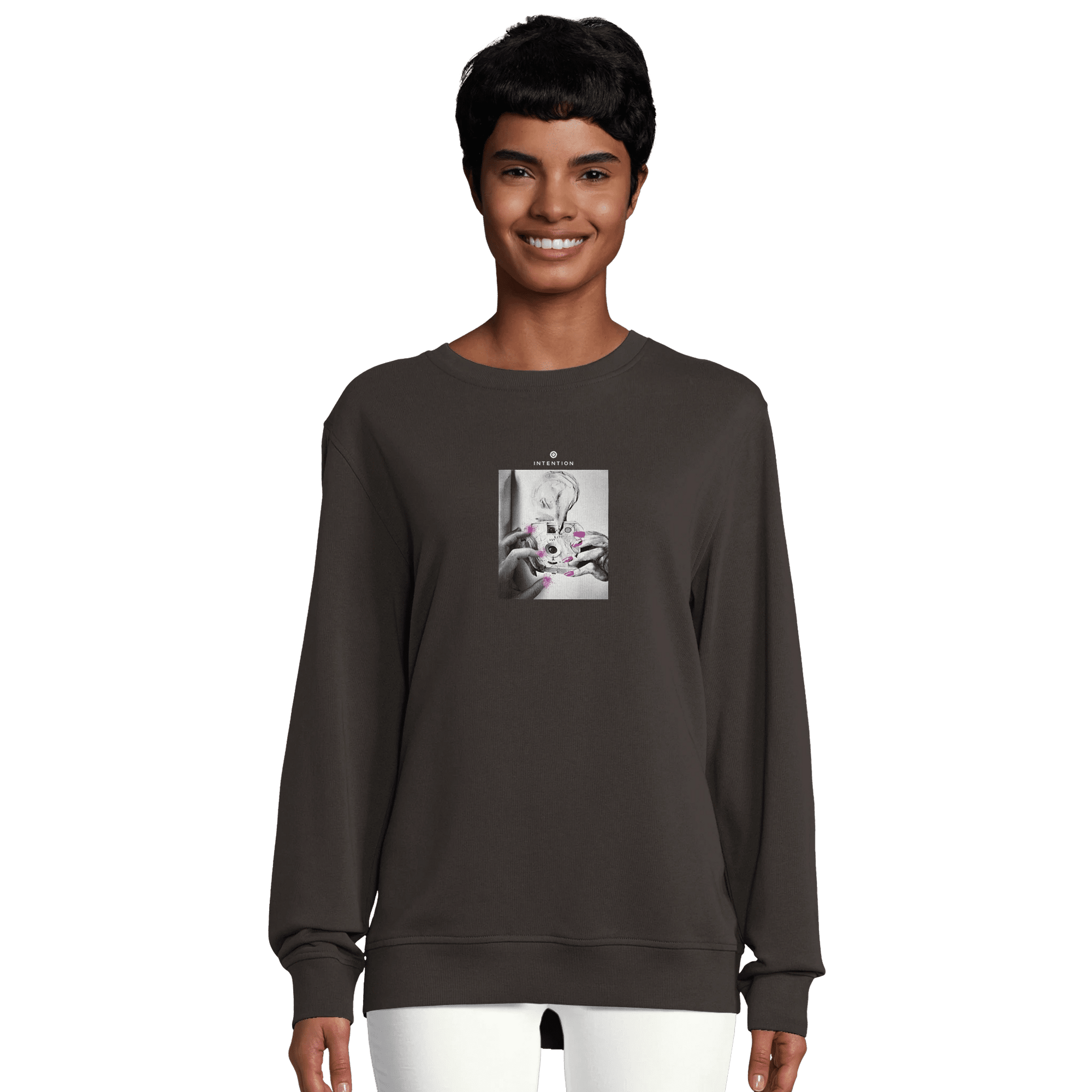 Synergy - "Synch´d Hands" Sweatshirt deep charcoal grey XS 5