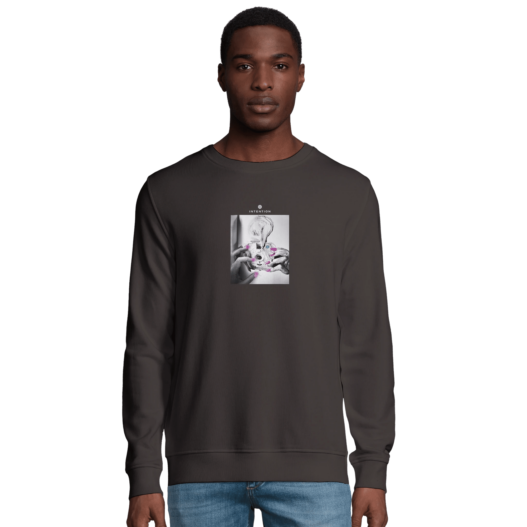 Synergy - "Synch´d Hands" Sweatshirt deep charcoal grey XS 3