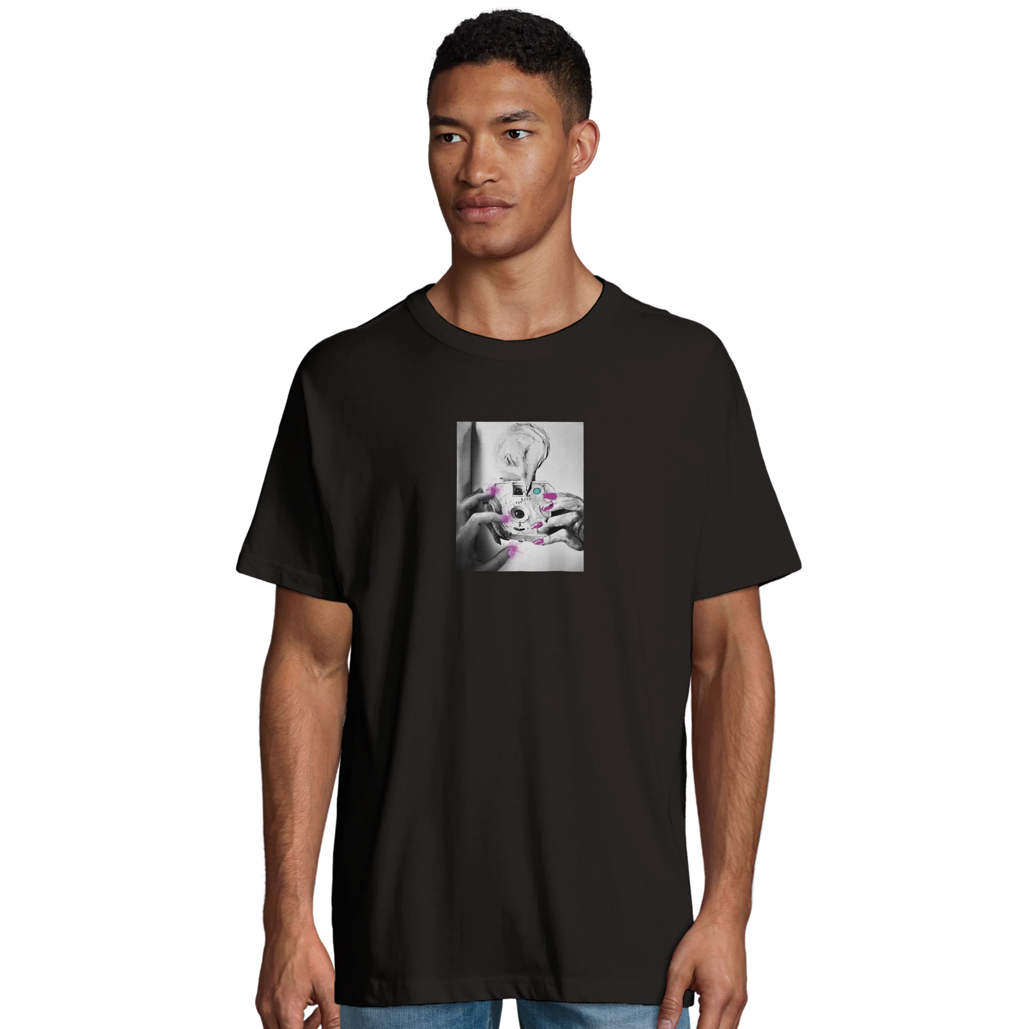 Synergy - "Synch´d Hands" T-shirt Deep Black S 4