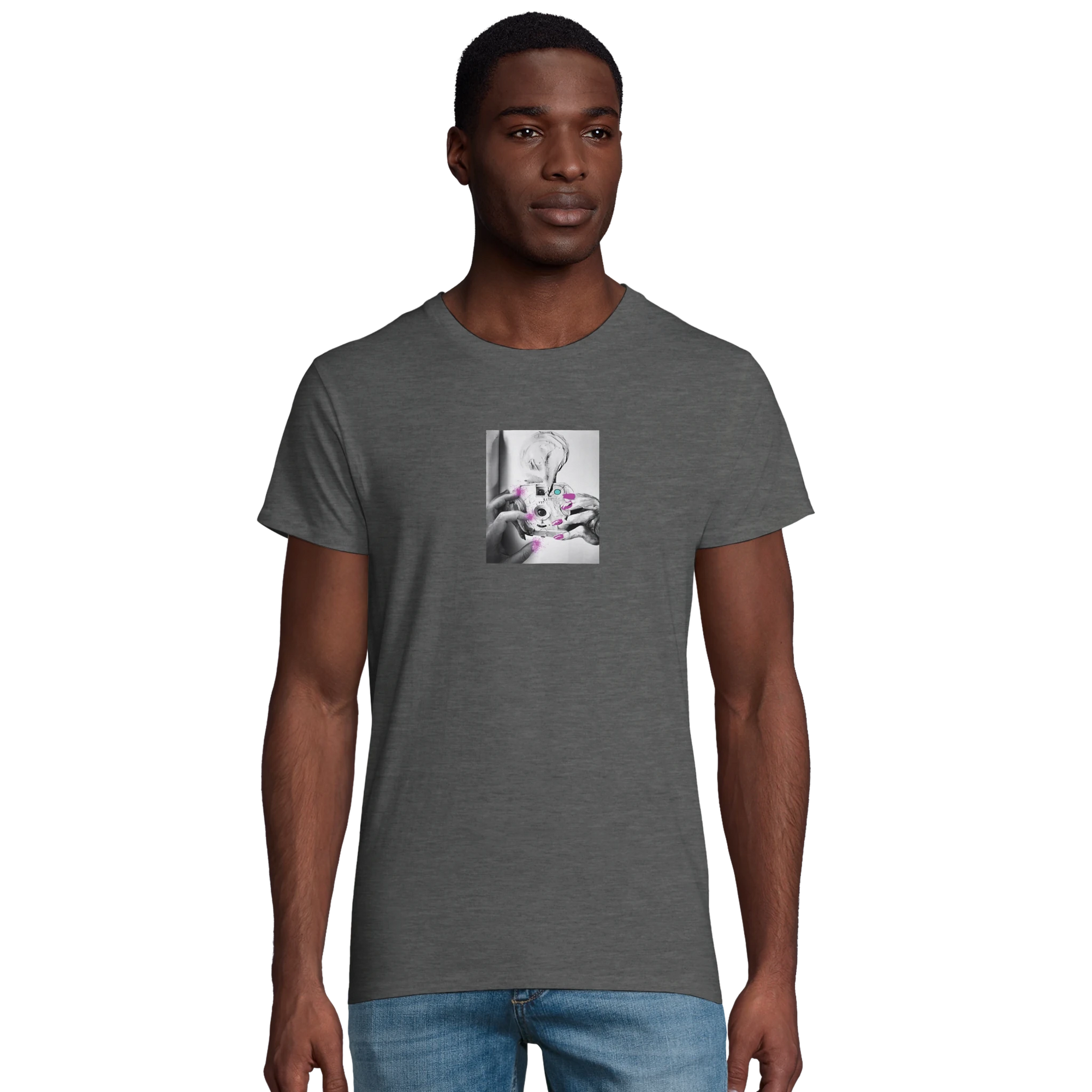 Synergy - "Synch´d Hands" T-shirt Grey Melange XS 4