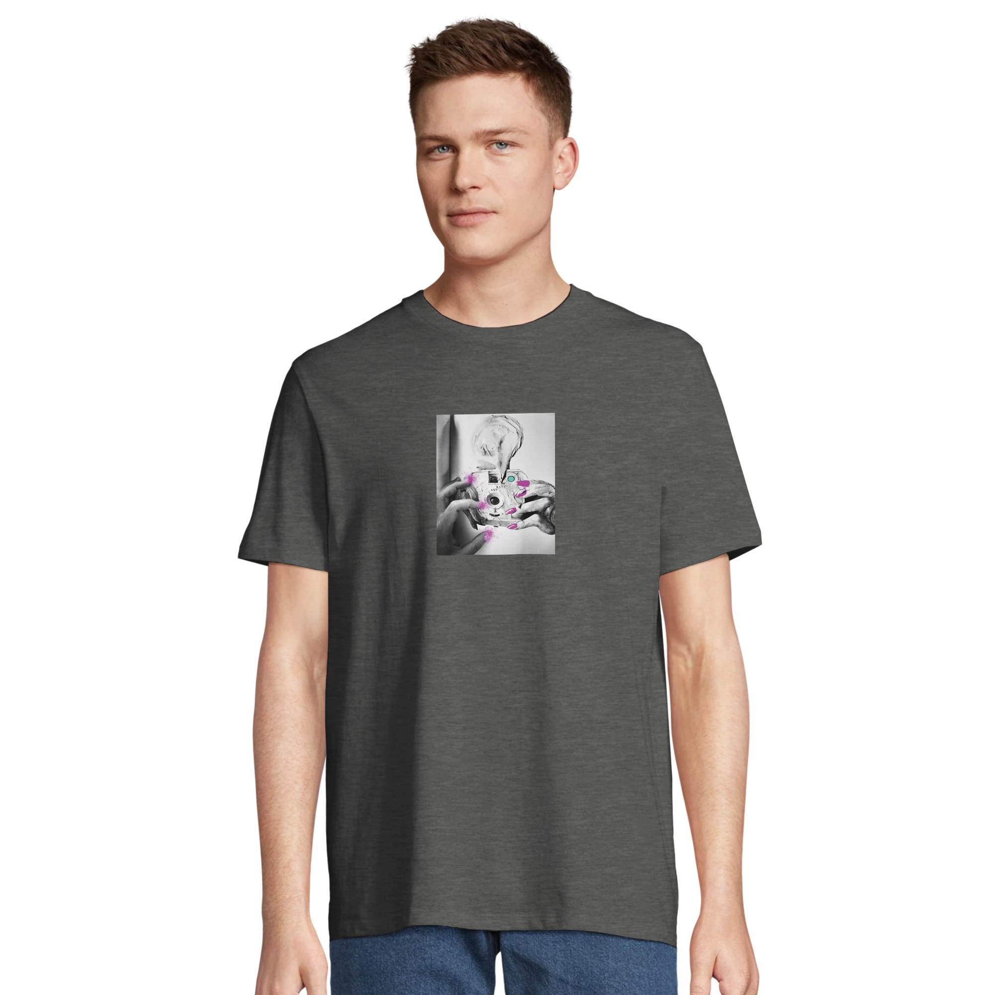 Synergy - "Synch´d Hands" T-shirt Grey Melange XS 49