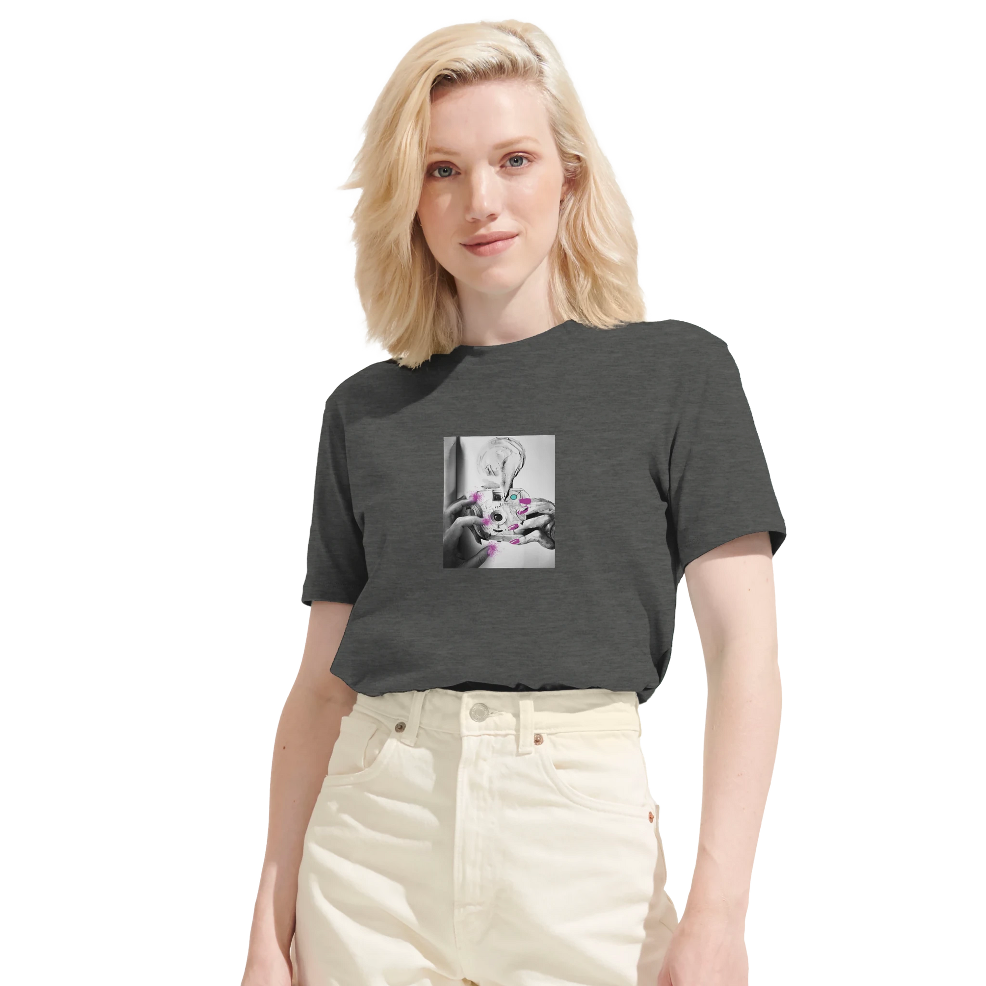 Synergy - "Synch´d Hands" T-shirt Grey Melange XS 51