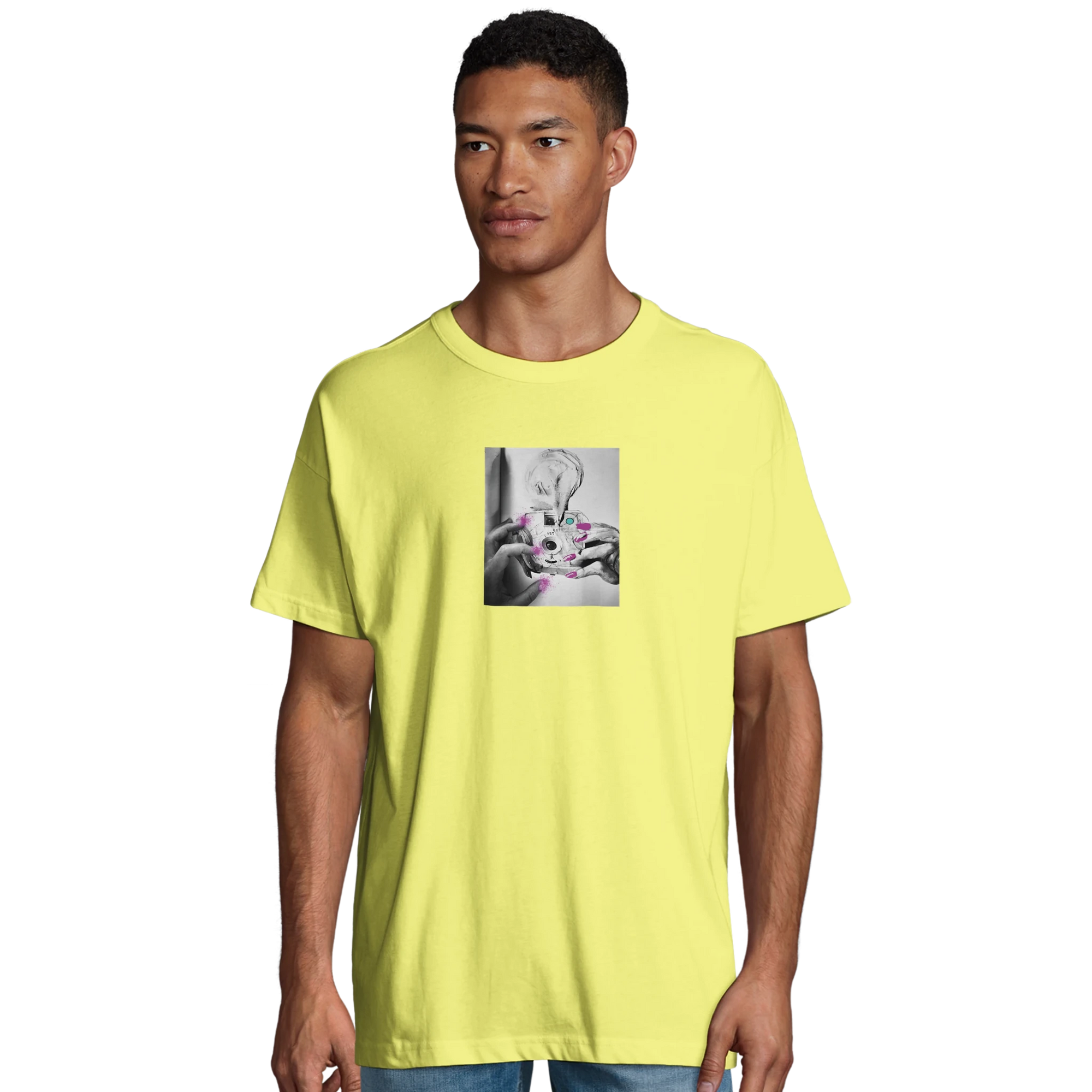 Synergy - "Synch´d Hands" T-shirt Light Yellow S 4