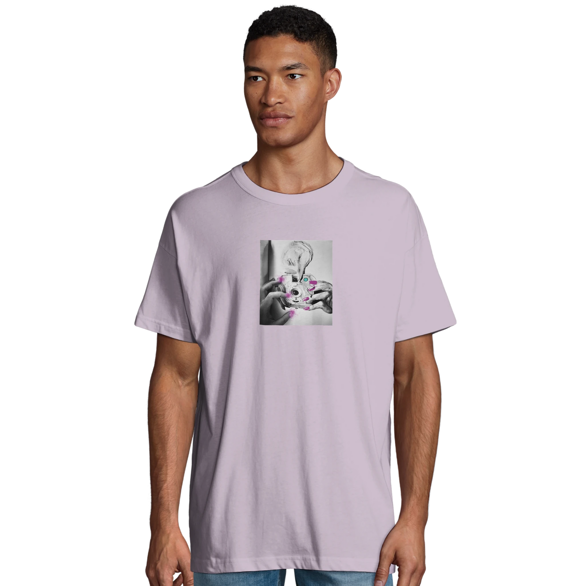 Synergy - "Synch´d Hands" T-shirt lilak S 5