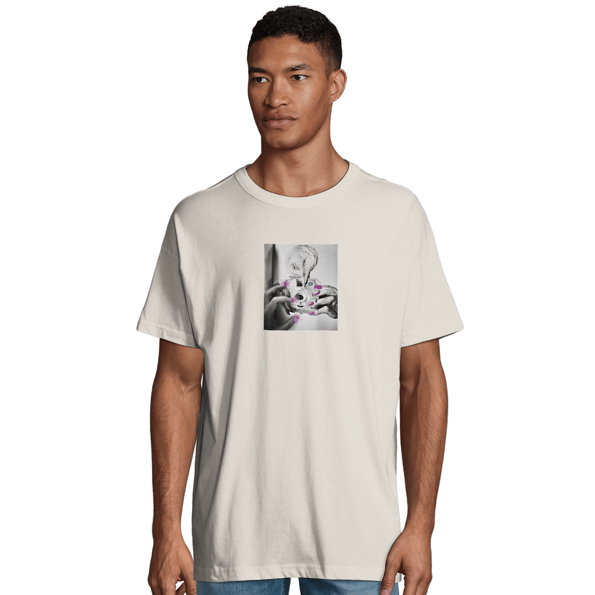 Synergy - "Synch´d Hands" T-shirt Off White S 4