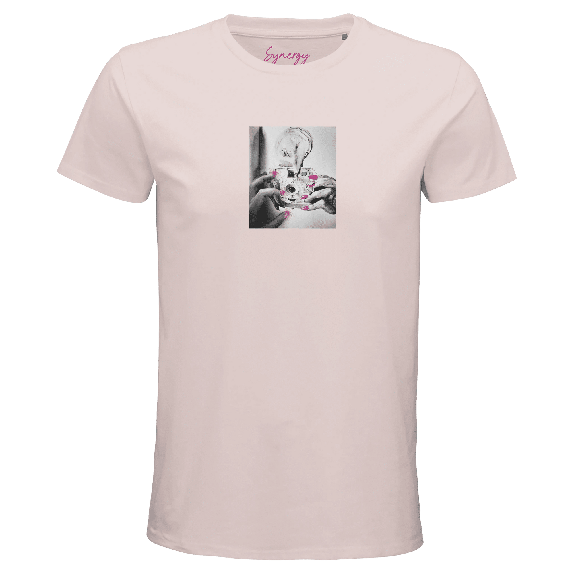 Synergy - "Synch´d Hands" T-shirt Pale Pink XS 3