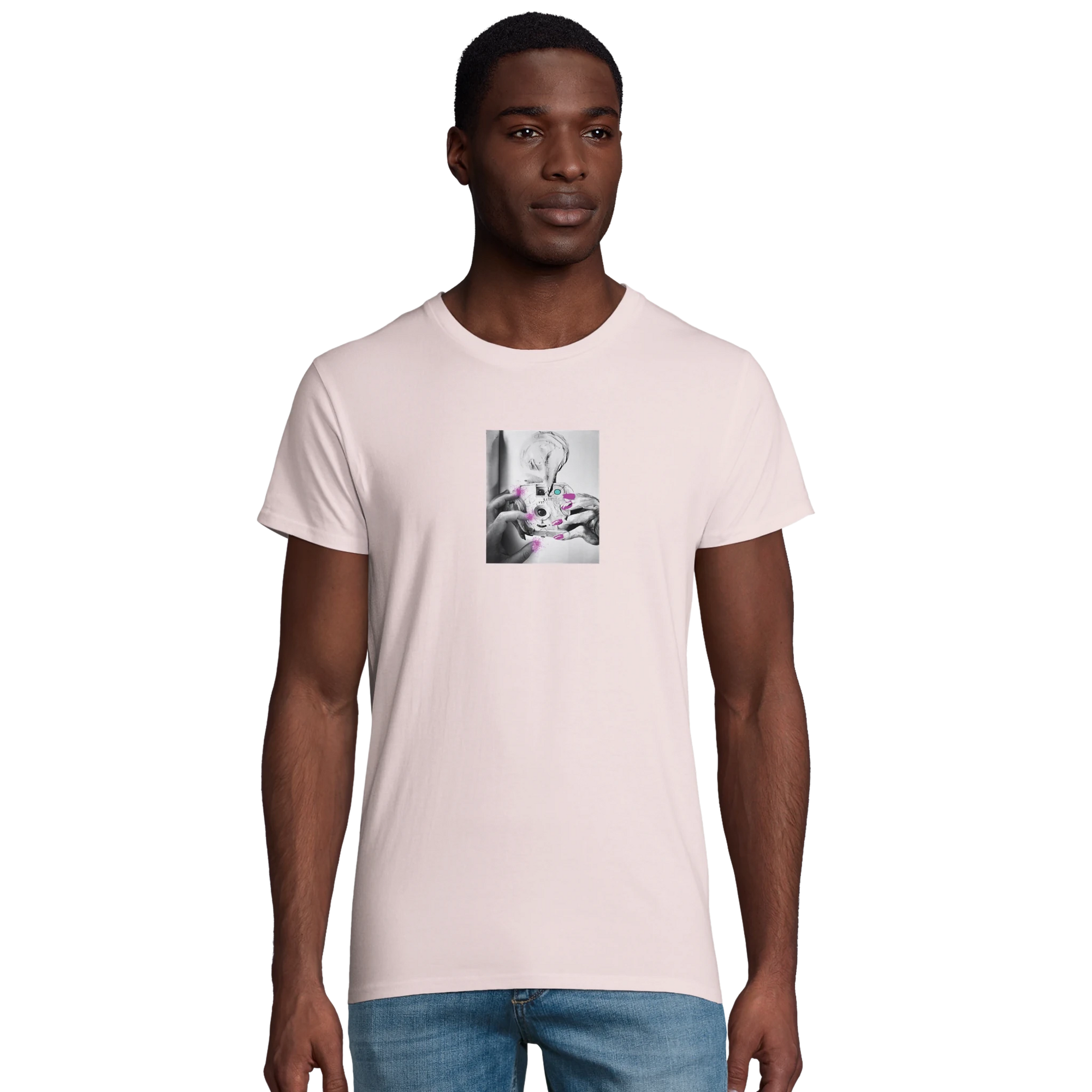 Synergy - "Synch´d Hands" T-shirt Pale Pink XS 1