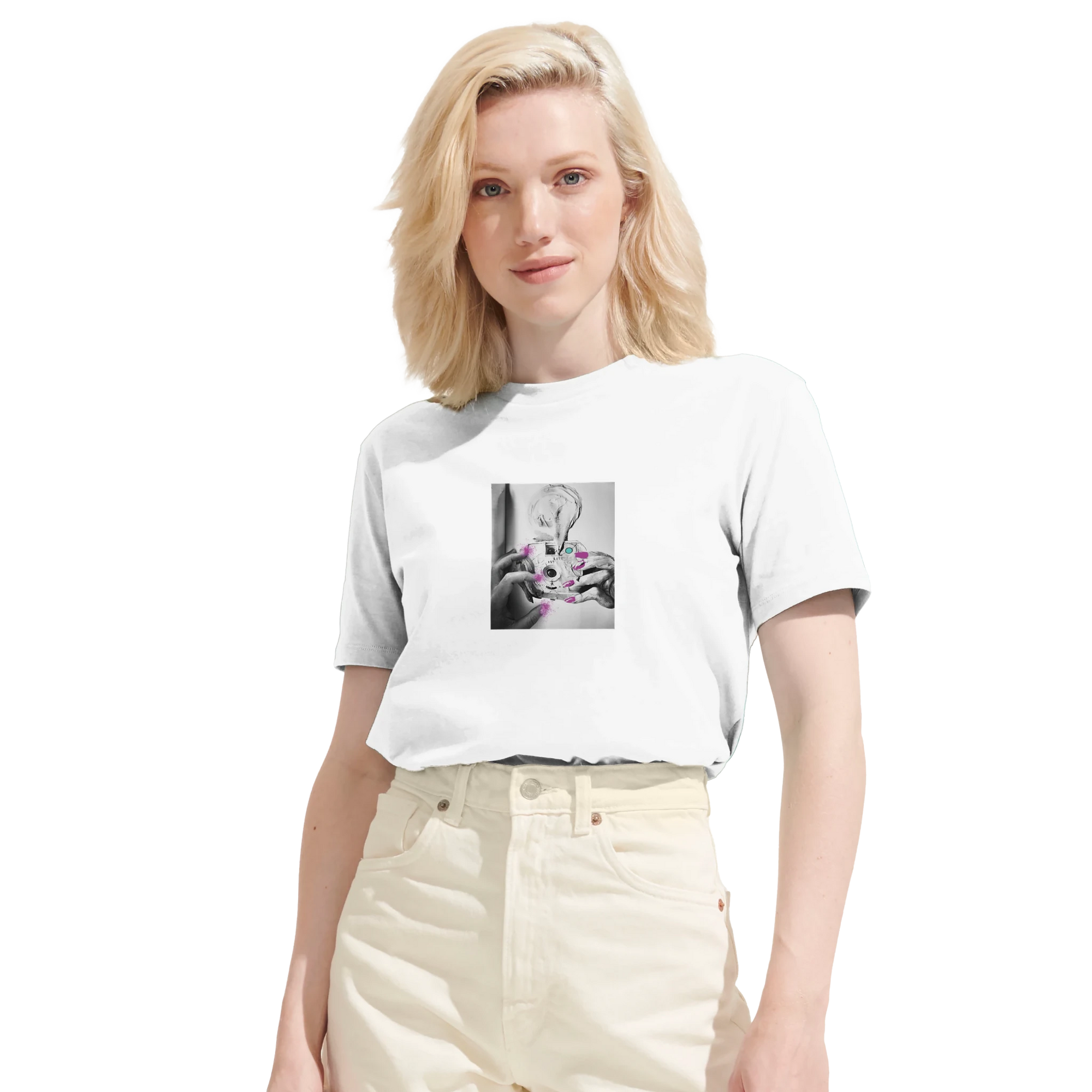 Synergy - "Synch´d Hands" T-shirt White XS 74