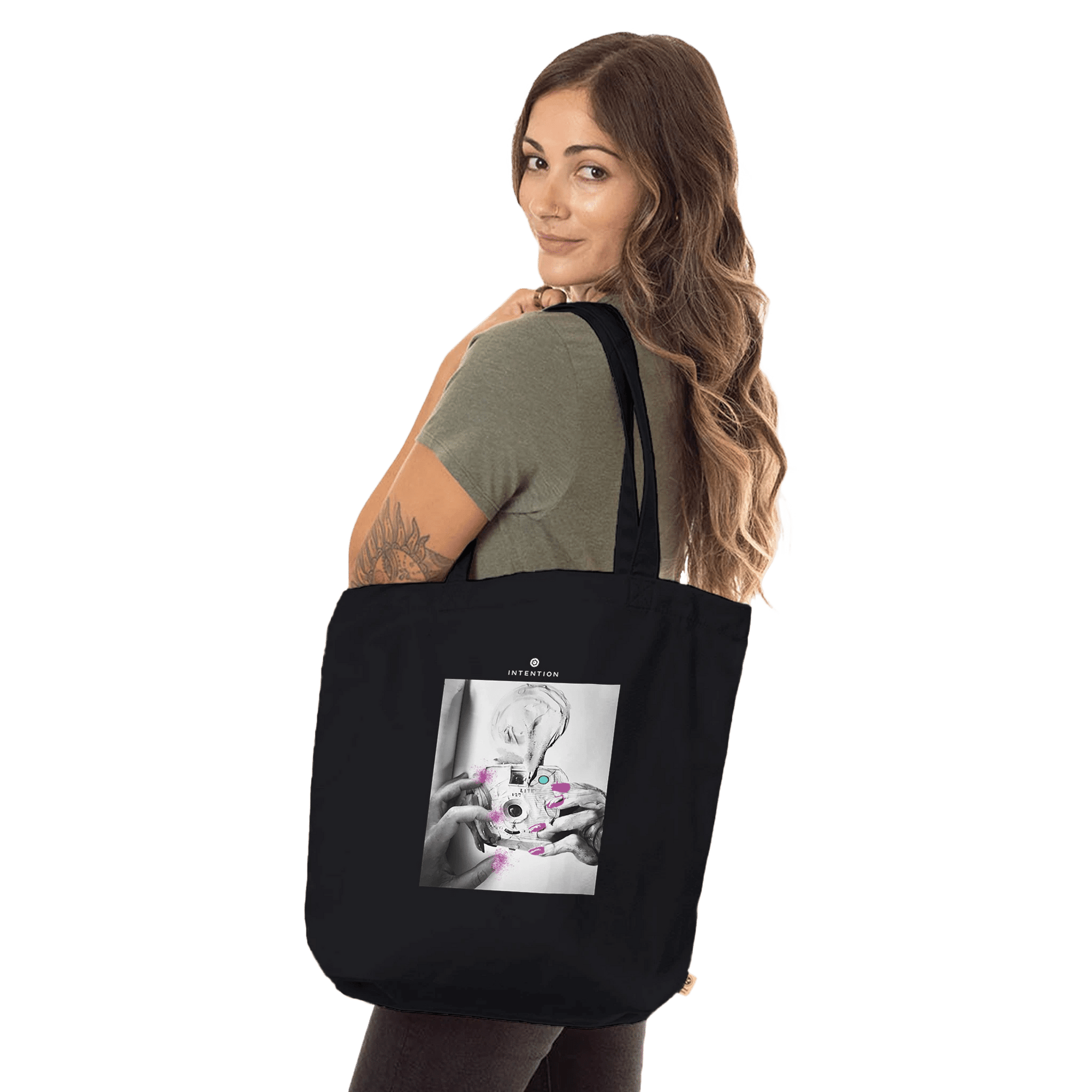 Synergy - "Synch´d Hands" Tote Bag Black 4