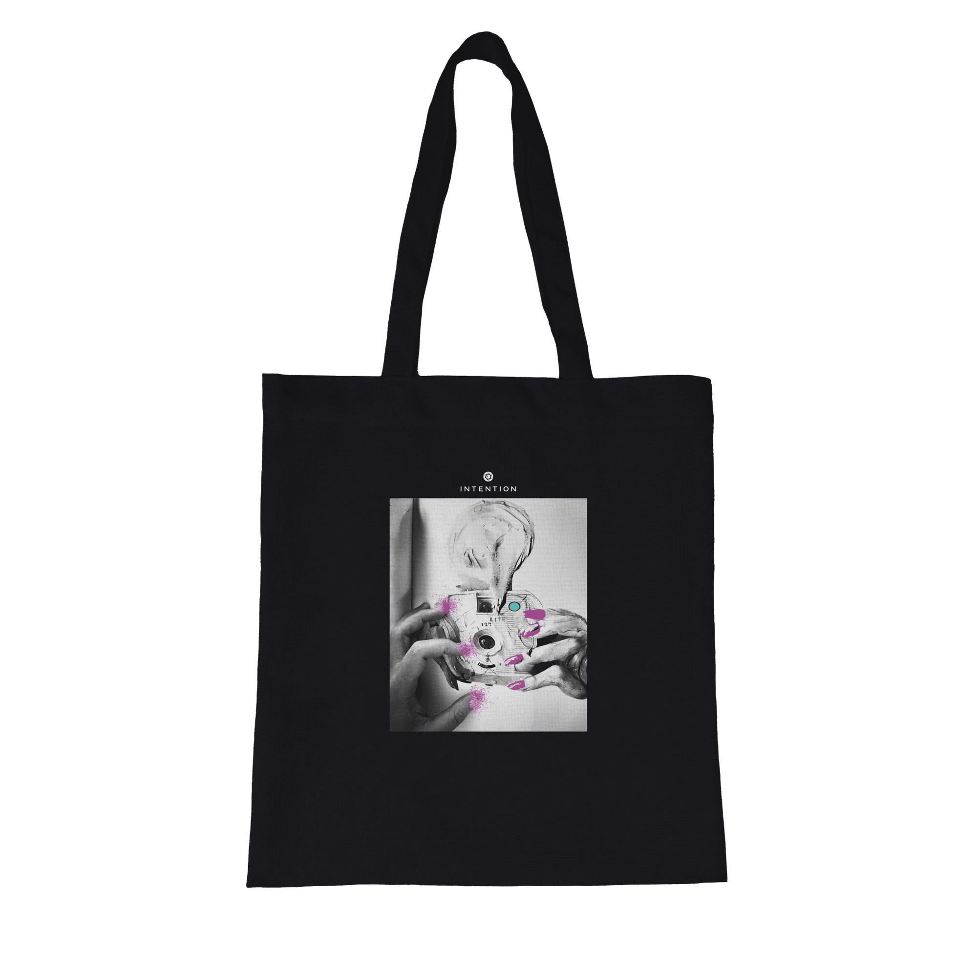 Synergy - "Synch´d Hands" Tote Bag Black 1