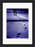 The Unwritten Path, kunstfotografi af ClaraXenia. Indrammet plakat 13x18 cm / 5x7″ sort ramme 60
