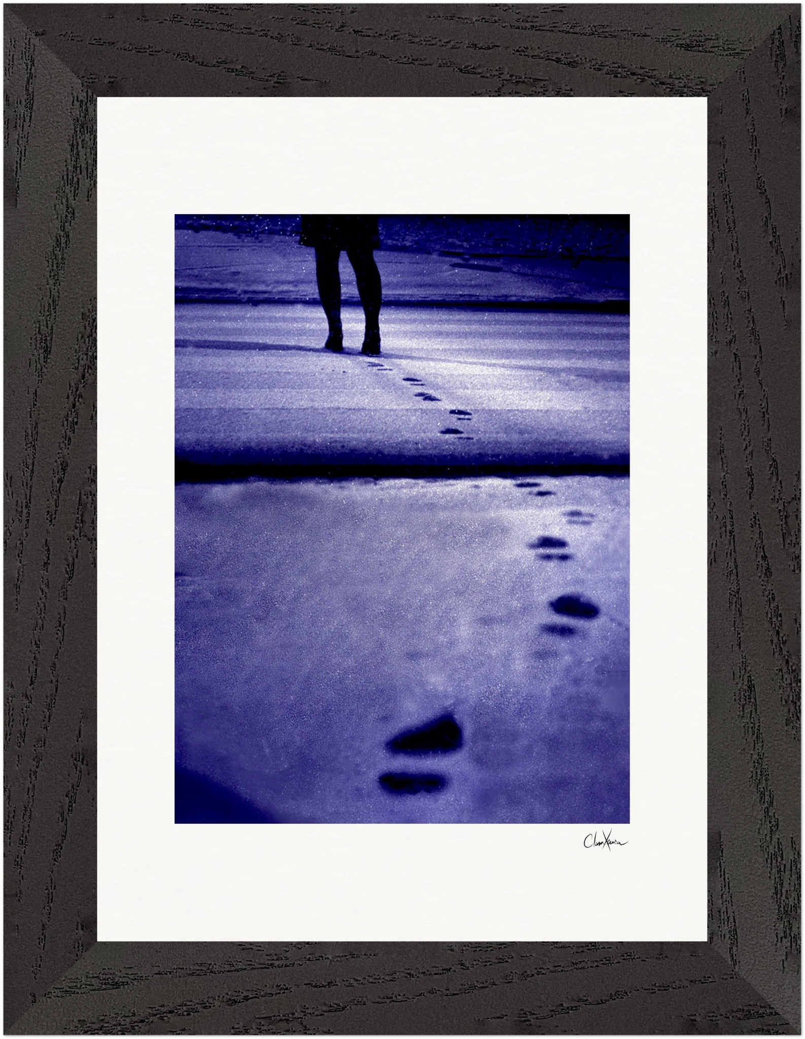 The Unwritten Path Framed print 13x18 cm / 5x7″ Black frame 40