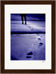 The Unwritten Path Framed print 13x18 cm / 5x7″ Dark wood frame 42