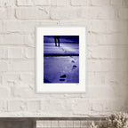 The Unwritten Path Framed print 13x18 cm / 5x7″ White frame 2