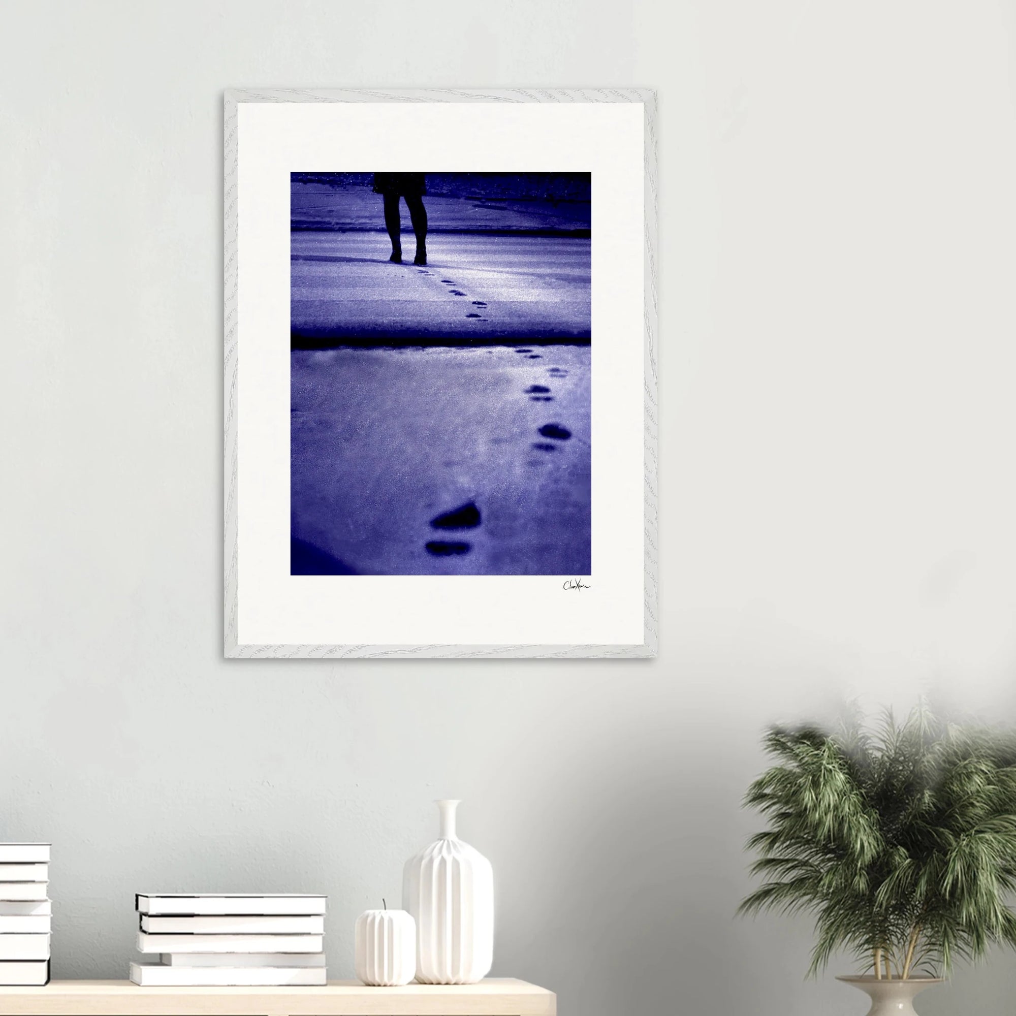 The Unwritten Path Framed print 13x18 cm / 5x7″ White frame 4