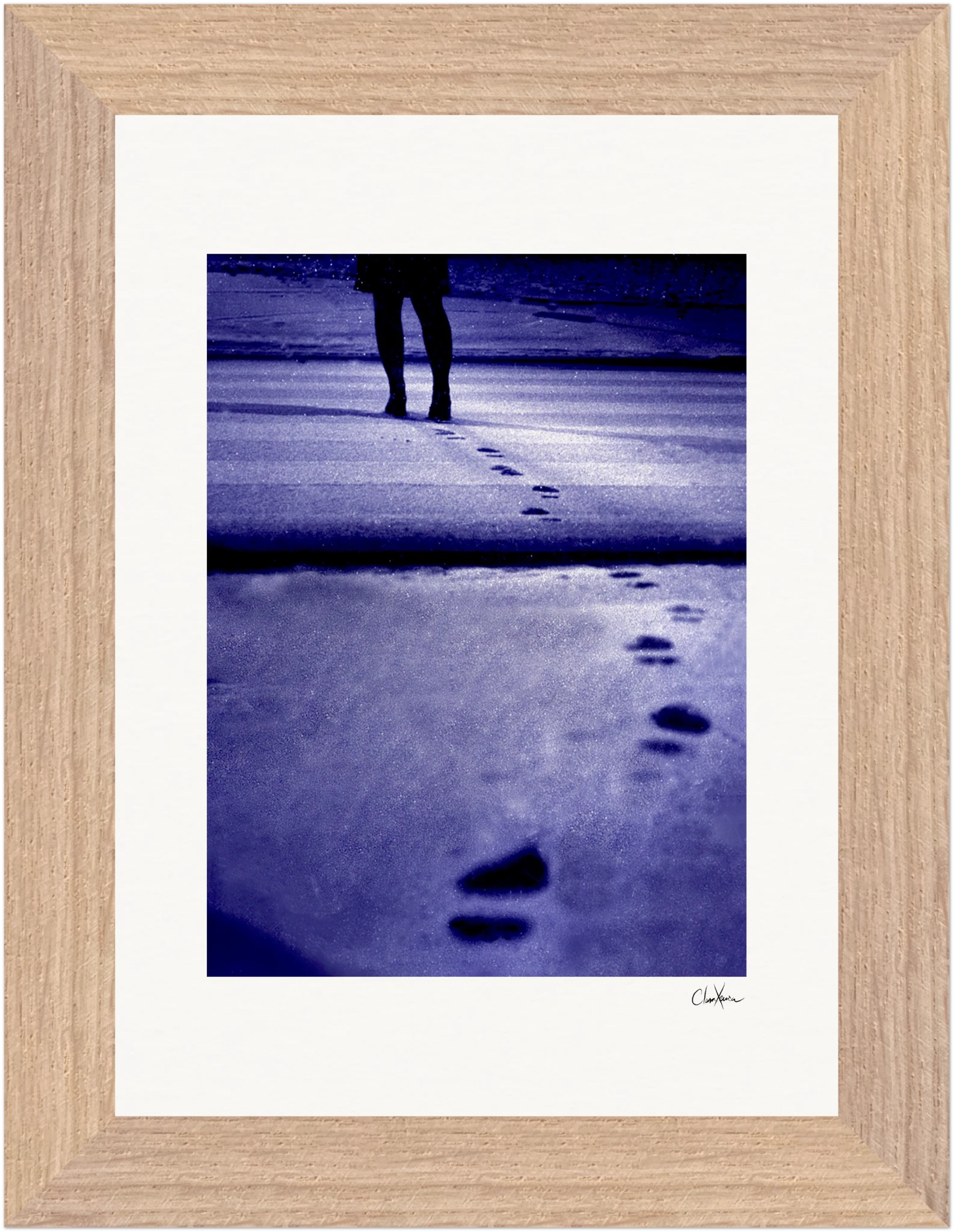 The Unwritten Path Framed print 13x18 cm / 5x7″ Wood frame 23