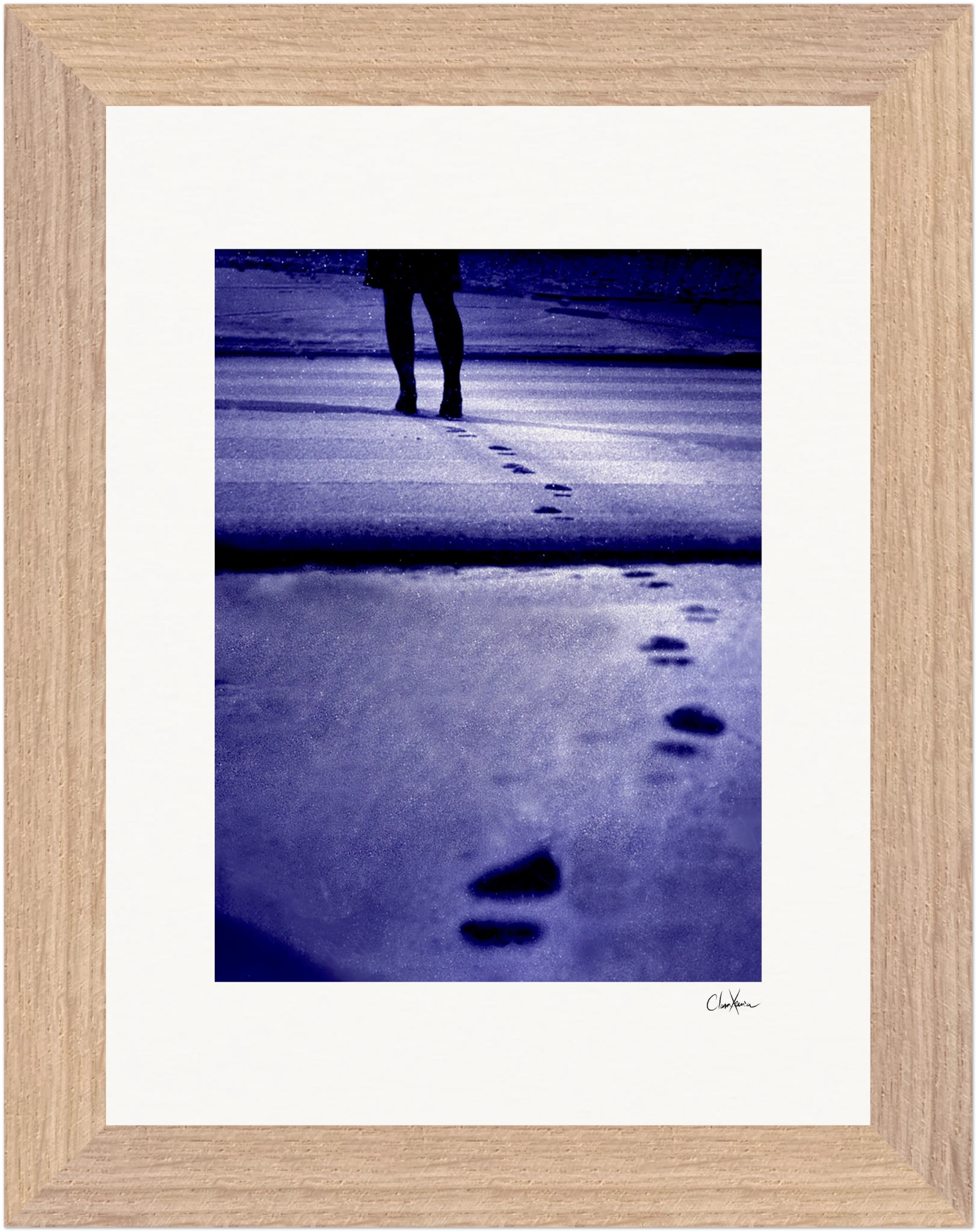 The Unwritten Path Framed print 15x20 cm / 6x8″ Wood frame 24