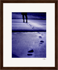 The Unwritten Path, kunstfotografi af ClaraXenia. Indrammet plakat 20x25 cm / 8x10″ mørk træramme 44
