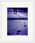 The Unwritten Path Framed print 20x25 cm / 8x10″ White frame 8