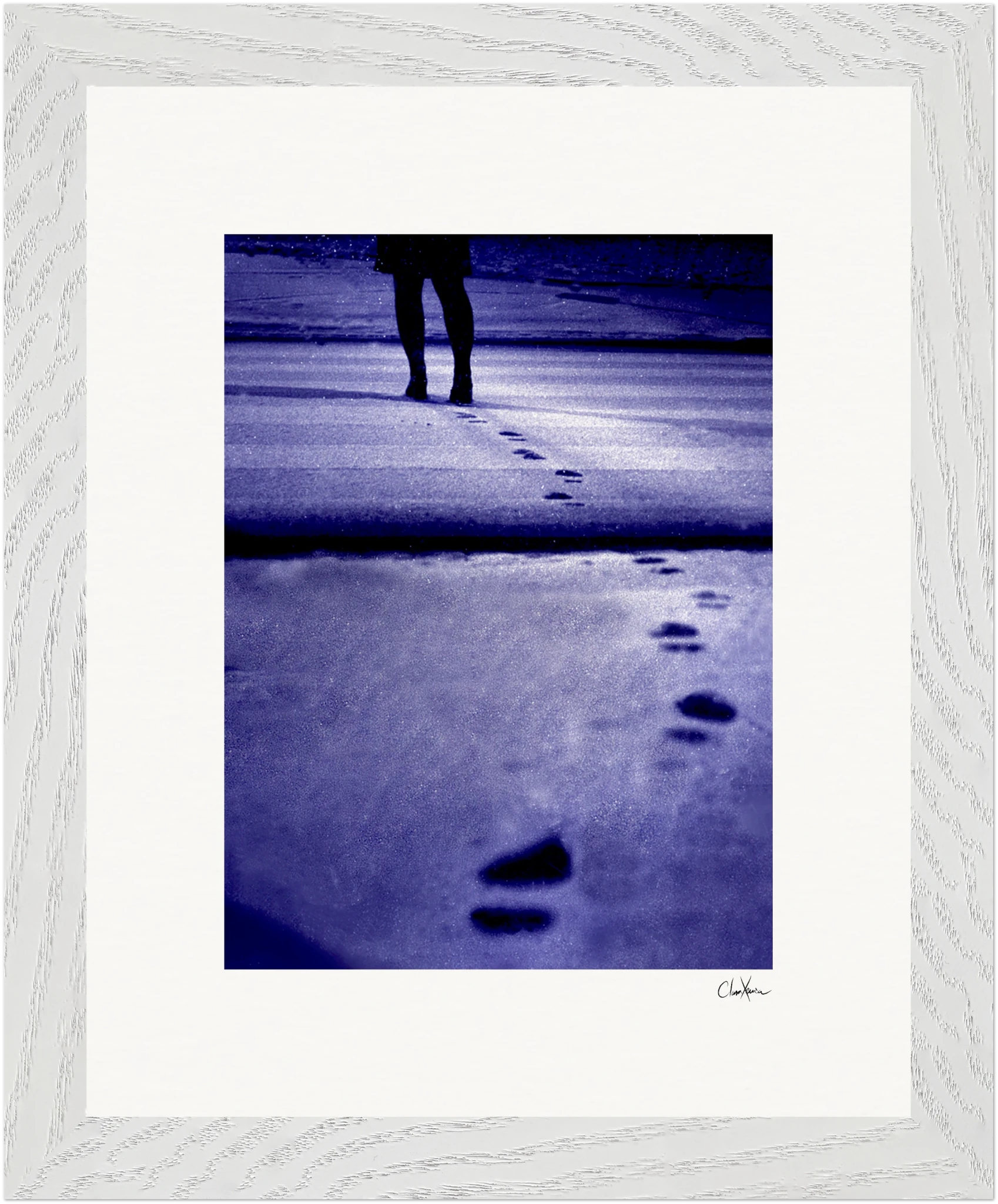 The Unwritten Path Framed print 20x25 cm / 8x10″ White frame 6