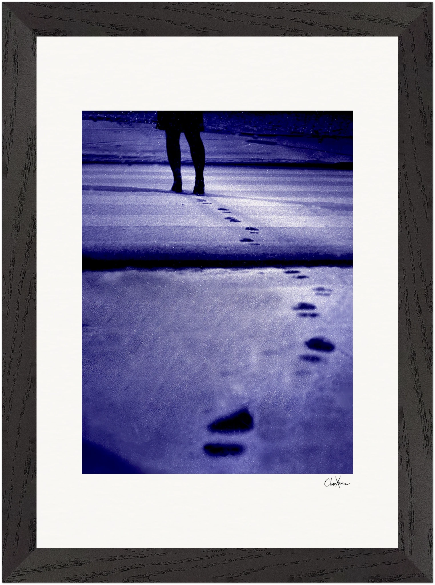 The Unwritten Path Framed print 21x29.7 cm / 8x12" Black frame 43