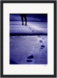 The Unwritten Path Framed print 21x29.7 cm / 8x12" Black frame 63