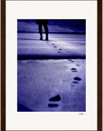 The Unwritten Path Framed print 21x29.7 cm / 8x12" Dark wood frame 45