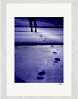 The Unwritten Path Framed print 21x29.7 cm / 8x12" White frame 8