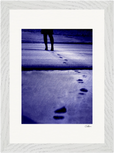 The Unwritten Path Framed print 21x29.7 cm / 8x12" White frame 8