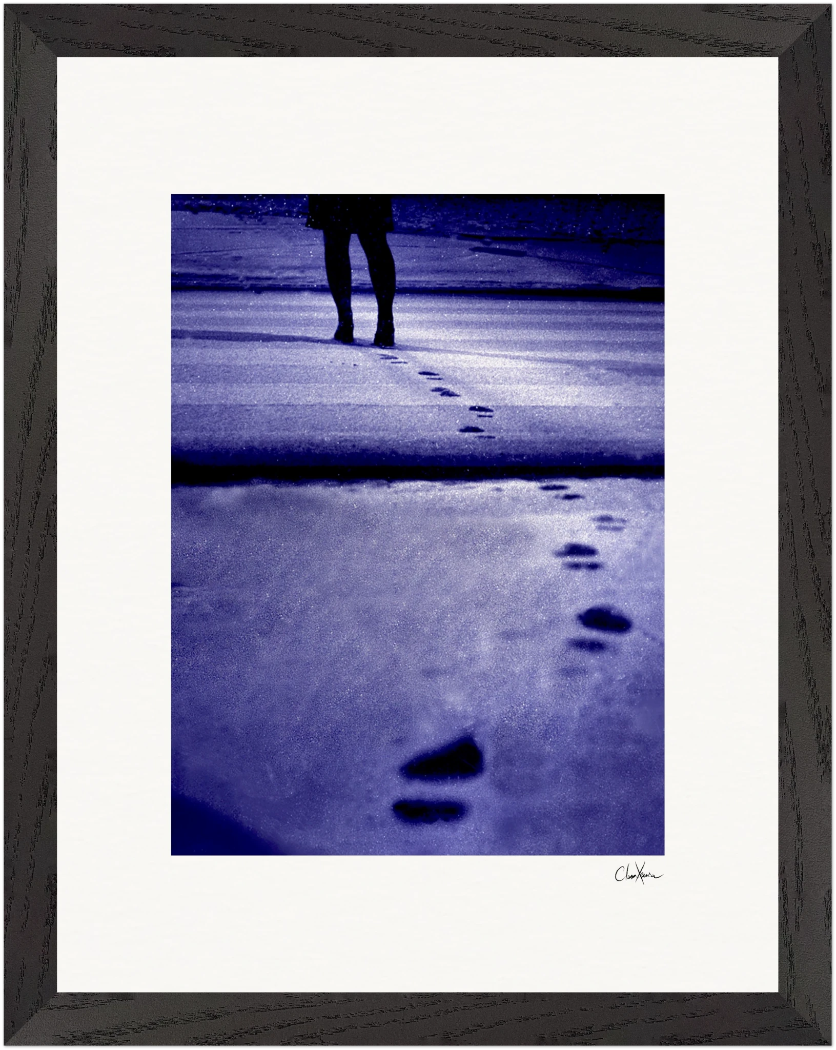 The Unwritten Path Framed print 27x35 cm / 11x14″ Black frame 44