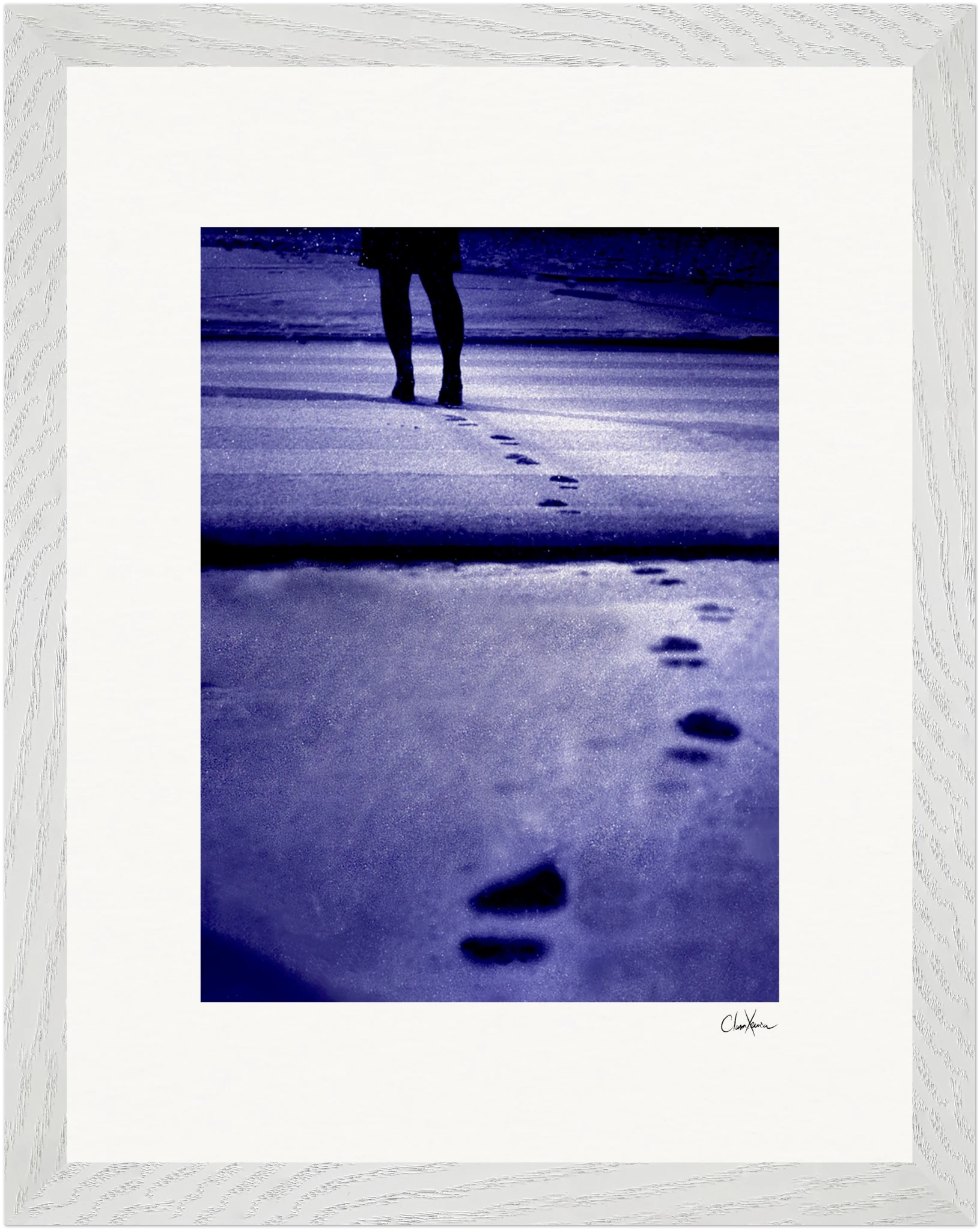 The Unwritten Path Framed print 27x35 cm / 11x14″ White frame 9
