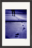 The Unwritten Path Framed print 28x43  cm / XL (11x17″) Black frame 45