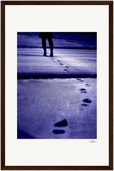The Unwritten Path Framed print 28x43  cm / XL (11x17″) Dark wood frame 47