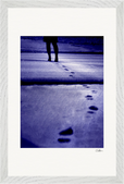 The Unwritten Path Framed print 28x43  cm / XL (11x17″) White frame 11