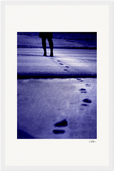 The Unwritten Path Framed print 28x43  cm / XL (11x17″) White frame 11