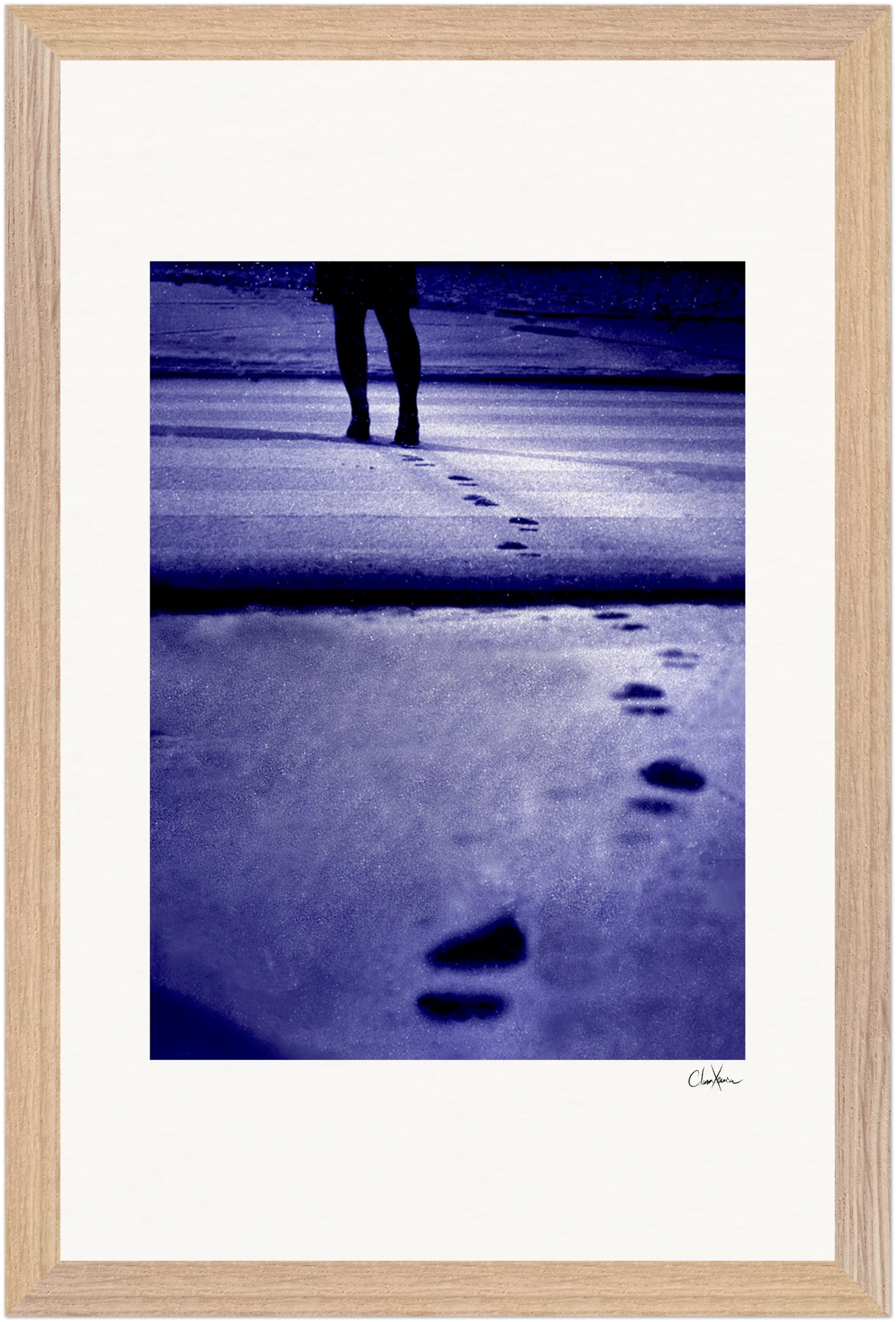 The Unwritten Path Framed print 28x43 cm / XL (11x17″) Wood frame 28