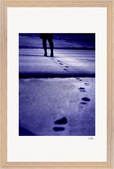 The Unwritten Path Framed print 28x43  cm / XL (11x17″) Wood frame 28