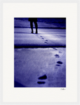 The Unwritten Path, kunstfotografi af ClaraXenia. Indrammet plakat 30x40 cm / 12x16″ hvid ramme 12