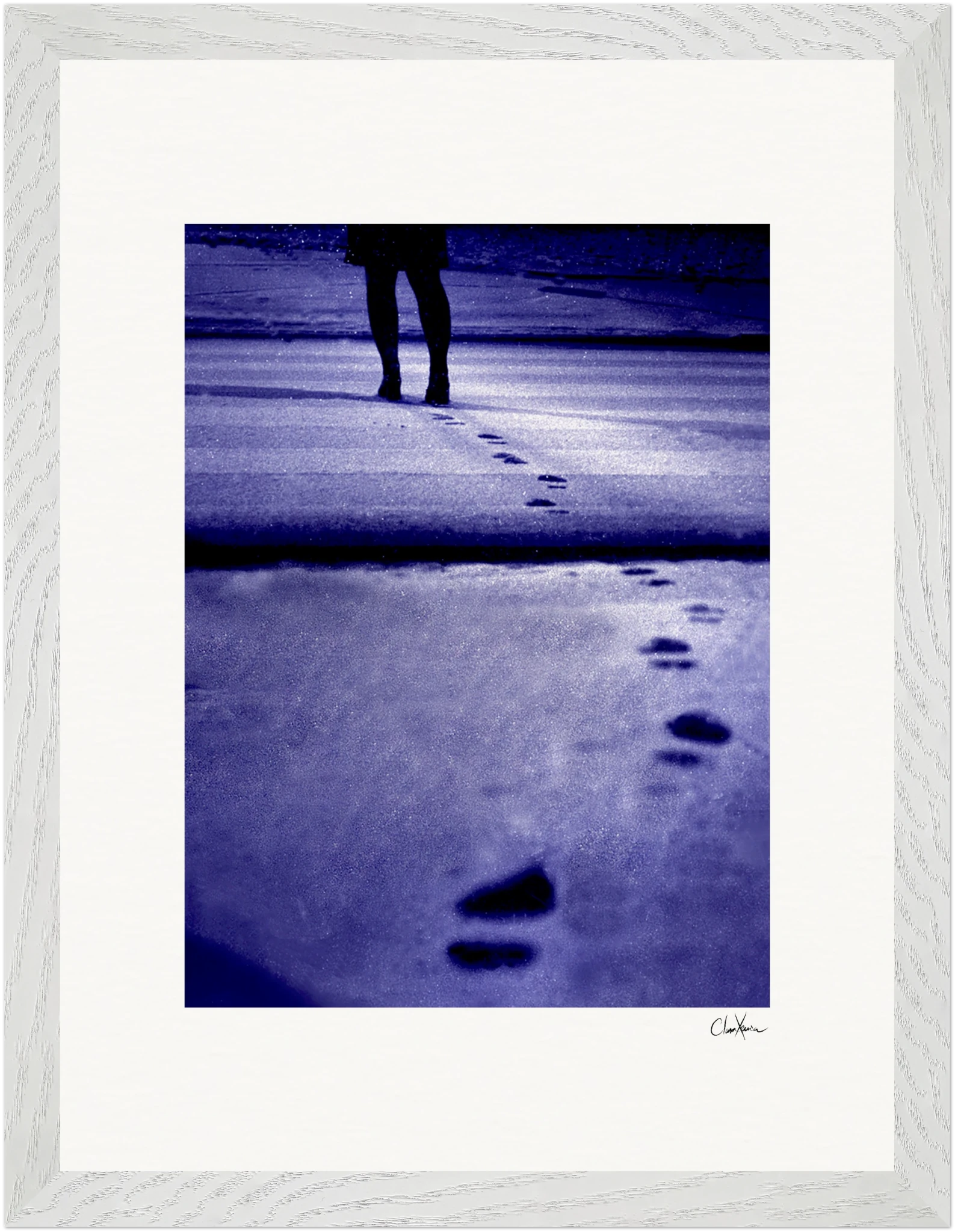 The Unwritten Path Framed print 30x40 cm / 12x16″ White frame 12