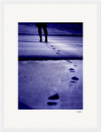 The Unwritten Path Framed print 30x40 cm / 12x16″ White frame 12