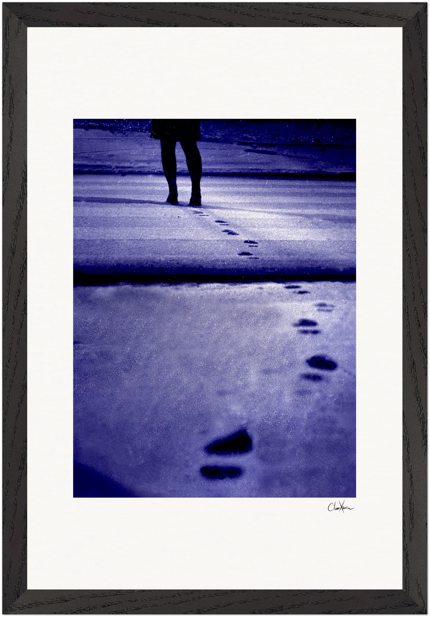 The Unwritten Path Framed print 30x45 cm / 12x18″ Black frame 47