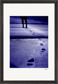 The Unwritten Path Framed print 30x45 cm / 12x18″ Black frame 47