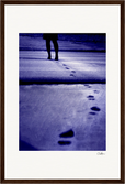 The Unwritten Path, fine art photography by ClaraXenia. Framed print 30x45 cm / 12x18″ Dark wood frame 49