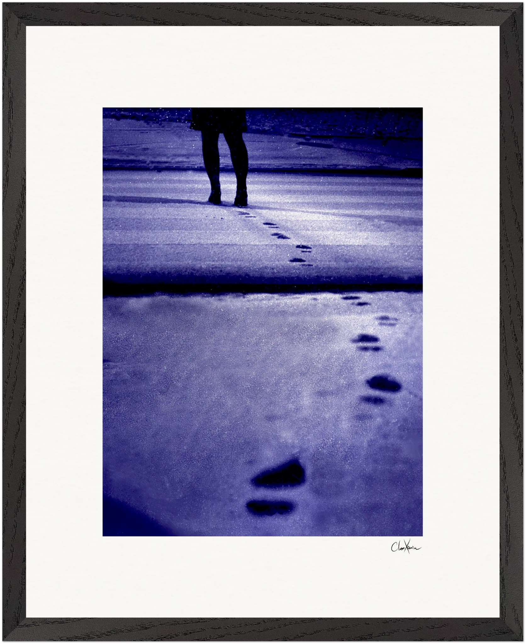 The Unwritten Path Framed print 40x50 cm / 16x20″ Black frame 48