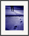 The Unwritten Path Framed print 40x50 cm / 16x20″ Black frame 68
