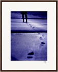 The Unwritten Path Framed print 40x50 cm / 16x20″ Dark wood frame 50